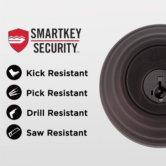 Kwikset 991 Tustin Entry Lever and Single Cylinder Deadbolt Combo Pack - Picture 4 of 6